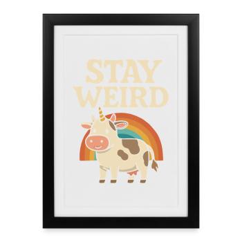 Stay crazy - Framed poster (27 × 37 cm) - black - Front