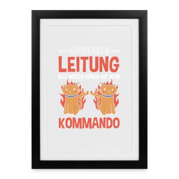 Prison Management Chief Management - Framed poster (27 × 37 cm) - black - Front