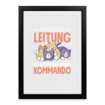 Prison Management Chief Management - Framed poster (27 × 37 cm) - black - Front
