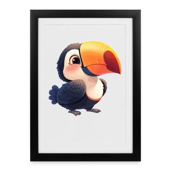 Toucans Toucan - Framed poster (27 × 37 cm) - black - Front
