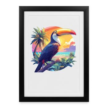 Toucans Toucan - Framed poster (27 × 37 cm) - black - Front