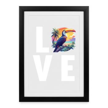 Toucans Toucan - Framed poster (27 × 37 cm) - black - Front
