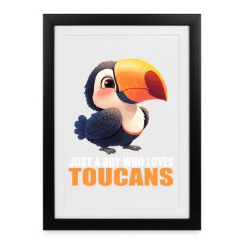 Toucans Toucan - Framed poster (27 × 37 cm) - black - Front