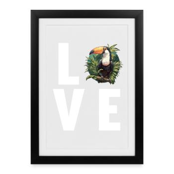 Toucans Toucan - Framed poster (27 × 37 cm) - black - Front