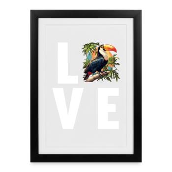Toucans Toucan - Framed poster (27 × 37 cm) - black - Front