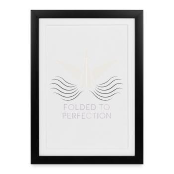 Origami Club Gift Simplicity To A - Framed poster (27 × 37 cm) - black - Front