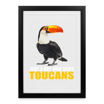 Toucans Toucan - Framed poster (27 × 37 cm) - black - Front