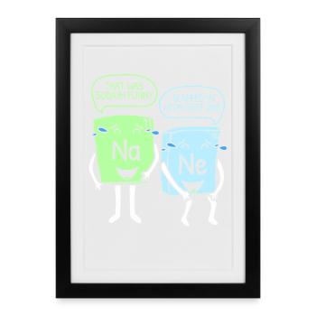 Chemistry Chemist Chemistry Teacher Saying Science - Framed poster (27 × 37 cm) - black - Front