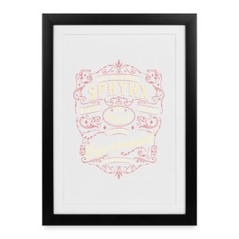 Elf Sphynx Cat  - Framed poster (27 × 37 cm) - black - Front