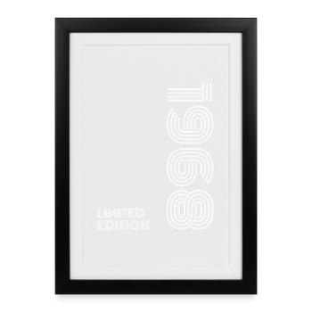 Limited_Edition_1968 - Framed poster (27 × 37 cm) - black - Front