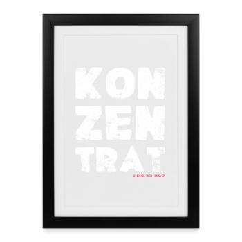 I'm not small, I'm a concentrate saying - Framed poster (27 × 37 cm) - black - Front