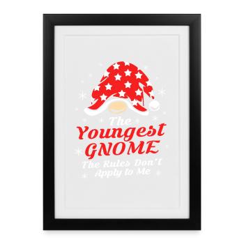 Gnome Son Baby Offspring - Framed poster (27 × 37 cm) - black - Front