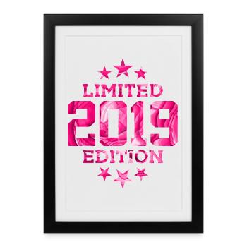 ÉDITION LIMITÉE 7E ANNIVERSAIRE 2019 - Affiche encadrée (27 × 37 cm) - noir - Devant