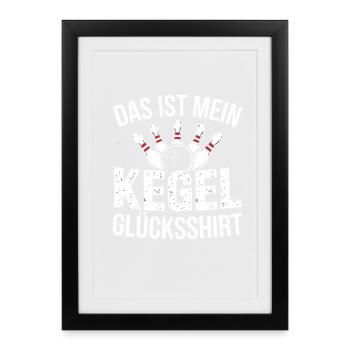 This is my Kegel lucky shirt skittles saying - Framed poster (27 × 37 cm) - black - Front