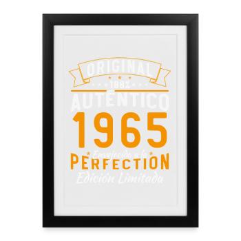 1965 Authentic Limited Edition - Framed poster (27 × 37 cm) - black - Front
