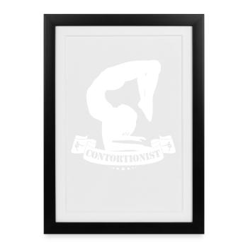 Zitat Für Einen Schlangenmensch - Gerahmtes Poster (27 × 37 cm) - Schwarz - Vorne