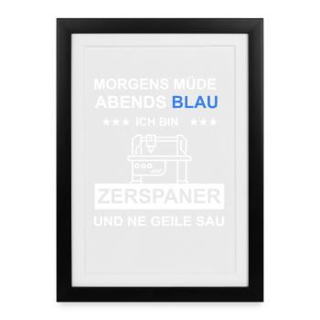 Machinists Cutting Machine Operators CNC Lathe Metals - Framed poster (27 × 37 cm) - black - Front