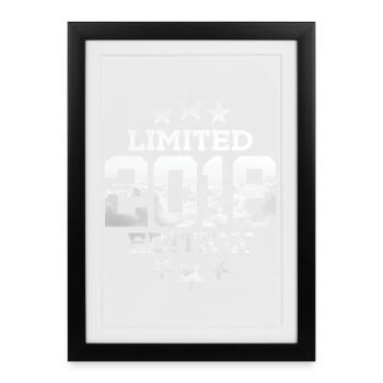LIMITED EDITION 2018 8TH BIRTHDAY - Framed poster (27 × 37 cm) - black - Front