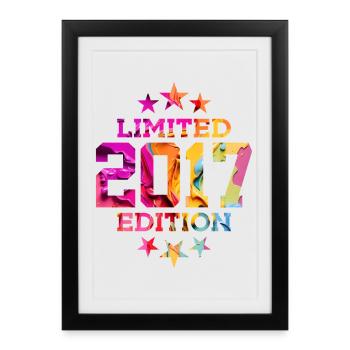 ÉDITION LIMITÉE 2017 9E ANNIVERSAIRE - Affiche encadrée (27 × 37 cm) - noir - Devant