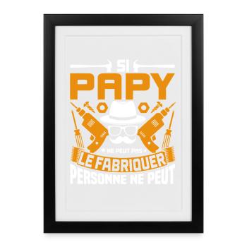 If Grandpa can't make it, no one can - Framed poster (27 × 37 cm) - black - Front