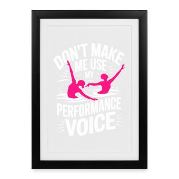Natation synchronisée Natation artistique Sports nautiques - Affiche encadrée (27 × 37 cm) - noir - Devant