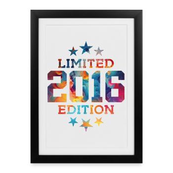 ÉDITION LIMITÉE 2016 10E ANNIVERSAIRE - Affiche encadrée (27 × 37 cm) - noir - Devant