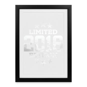 ÉDITION LIMITÉE 2016 10E ANNIVERSAIRE - Affiche encadrée (27 × 37 cm) - noir - Devant