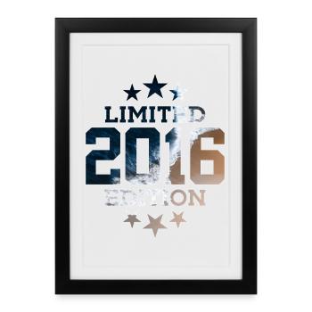 ÉDITION LIMITÉE 2016 10E ANNIVERSAIRE - Affiche encadrée (27 × 37 cm) - noir - Devant