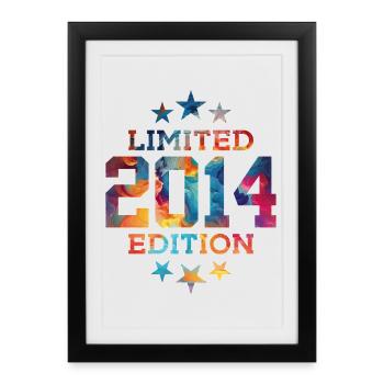 ÉDITION LIMITÉE 2014 12E ANNIVERSAIRE - Affiche encadrée (27 × 37 cm) - noir - Devant