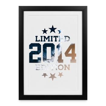 ÉDITION LIMITÉE 2014 12E ANNIVERSAIRE - Affiche encadrée (27 × 37 cm) - noir - Devant