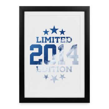 ÉDITION LIMITÉE 2014 12E ANNIVERSAIRE - Affiche encadrée (27 × 37 cm) - noir - Devant