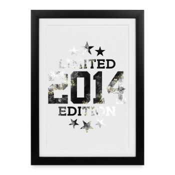 ÉDITION LIMITÉE 2014 12E ANNIVERSAIRE - Affiche encadrée (27 × 37 cm) - noir - Devant