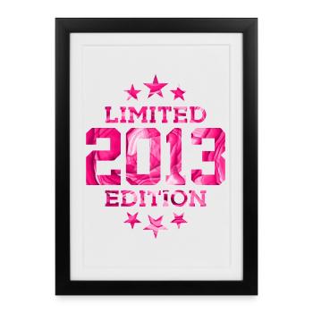 LIMITED EDITION 2013 13TH BIRTHDAY - Framed poster (27 × 37 cm) - black - Front
