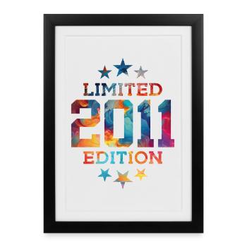 ÉDITION LIMITÉE 2011 15E ANNIVERSAIRE - Affiche encadrée (27 × 37 cm) - noir - Devant