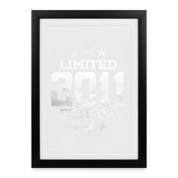 ÉDITION LIMITÉE 2011 15E ANNIVERSAIRE - Affiche encadrée (27 × 37 cm) - noir - Devant