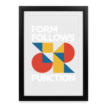Bauhaus Architecture Architect - Framed poster (27 × 37 cm) - black - Front