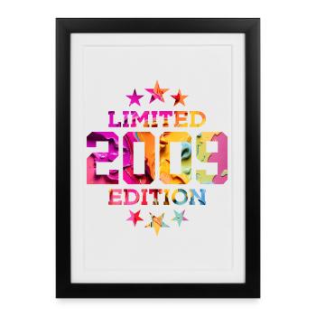 ÉDITION LIMITÉE 2009 17E ANNIVERSAIRE - Affiche encadrée (27 × 37 cm) - noir - Devant