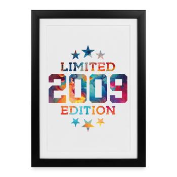 ÉDITION LIMITÉE 2009 17E ANNIVERSAIRE - Affiche encadrée (27 × 37 cm) - noir - Devant