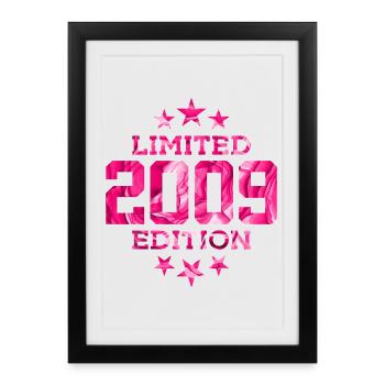 ÉDITION LIMITÉE 2009 17E ANNIVERSAIRE - Affiche encadrée (27 × 37 cm) - noir - Devant