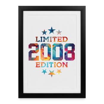 LIMITED EDITION 2008 18TH BIRTHDAY - Framed poster (27 × 37 cm) - black - Front