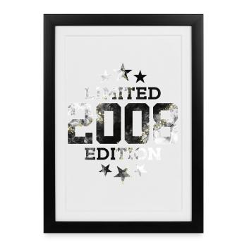 LIMITED EDITION 2008 18TH BIRTHDAY - Framed poster (27 × 37 cm) - black - Front