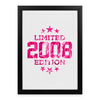 LIMITED EDITION 2008 18TH BIRTHDAY - Framed poster (27 × 37 cm) - black - Front