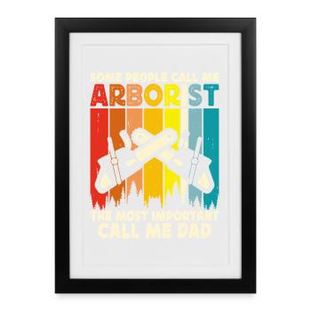 Funny Woodworker Woodworker Gift - Framed poster (27 × 37 cm) - black - Front