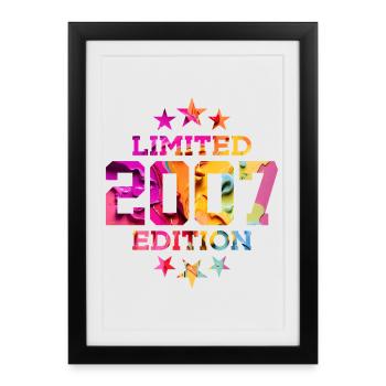 LIMITED EDITION 2007 19TH BIRTHDAY - Framed poster (27 × 37 cm) - black - Front