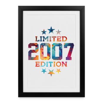 LIMITED EDITION 2007 19TH BIRTHDAY - Framed poster (27 × 37 cm) - black - Front