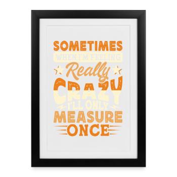 Arborist Woodworker Woodworker Gift - Framed poster (27 × 37 cm) - black - Front
