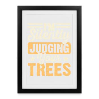 Arborist Woodworker Woodworker Gift - Framed poster (27 × 37 cm) - black - Front