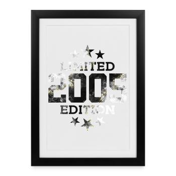 ÉDITION LIMITÉE 21E ANNIVERSAIRE 2005 - Affiche encadrée (27 × 37 cm) - noir - Devant