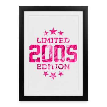 ÉDITION LIMITÉE 21E ANNIVERSAIRE 2005 - Affiche encadrée (27 × 37 cm) - noir - Devant