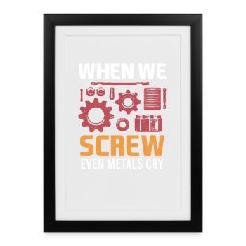 Mechanical Engineering Mechanical Engineer - Framed poster (27 × 37 cm) - black - Front
